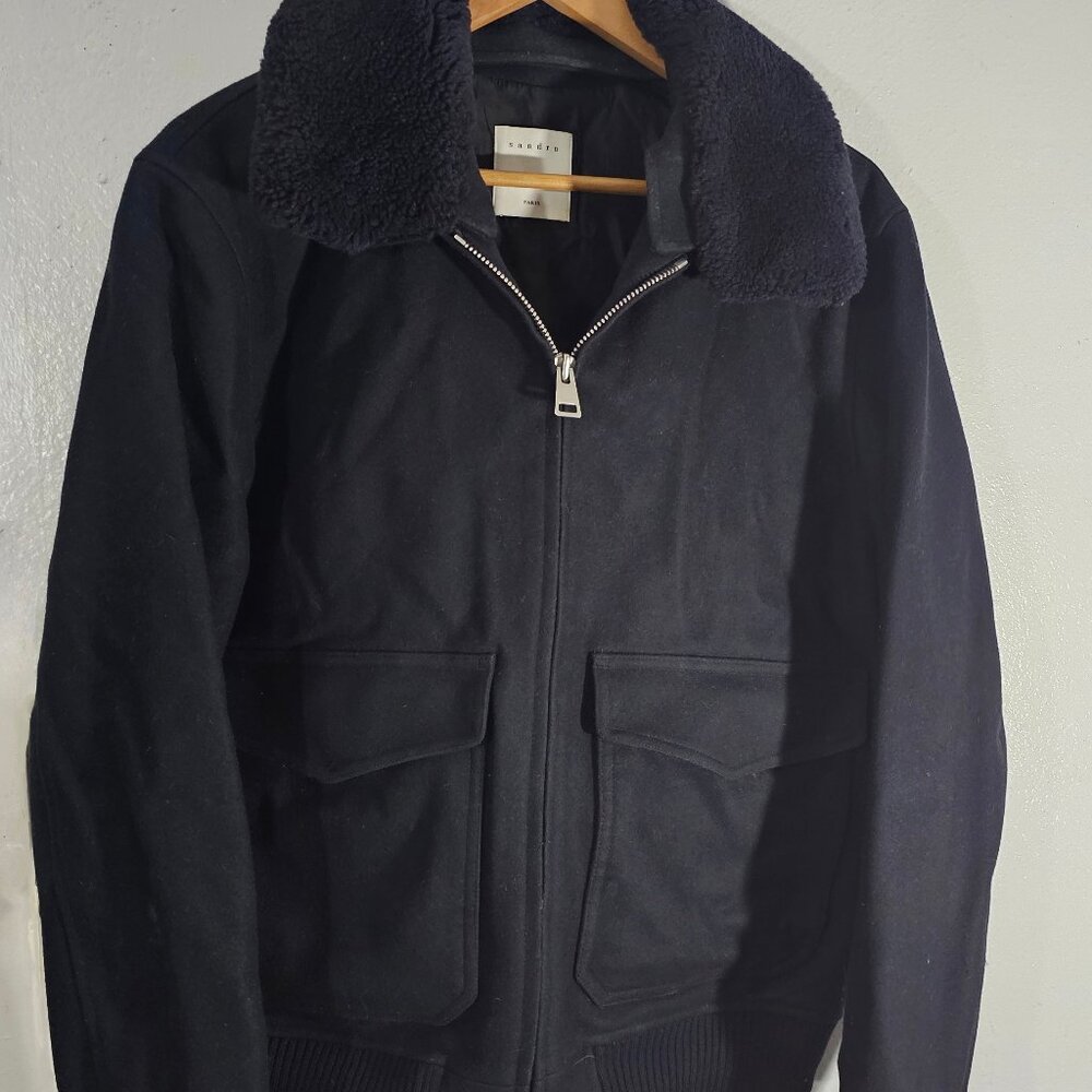Sandro Zip-Up Jacket - image 1
